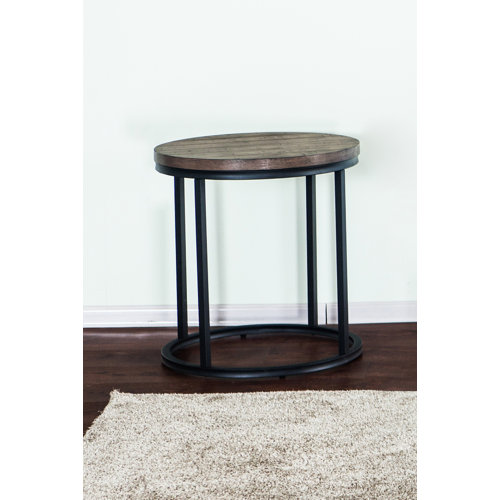 Williston Brockman 24'' Tall Pedestal End Table & Reviews Wayfair
